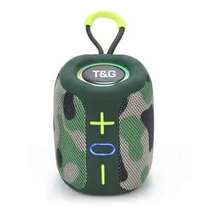 Tg658 Mini Portable Bluetooth Subwoofer Speaker - Stereo Audio, Bass, FM Radio, TF Card Playback, Battery Powered for Android Smartphones, PCs, Bass Speakers