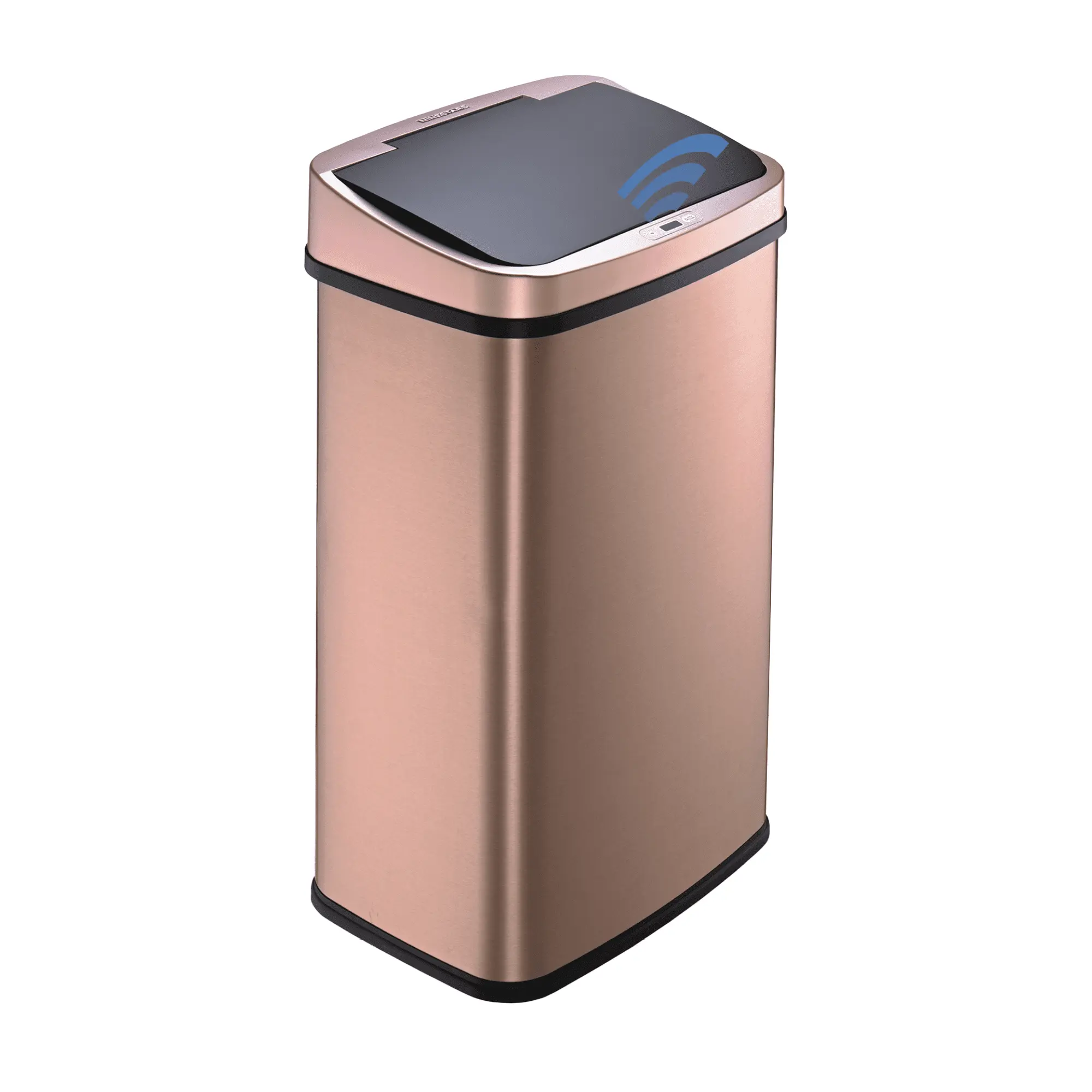 9 Stars 13.2-Gal Stainless Steel Automatic Motion Sensor Kitchen Trash Can with Soft-Close Lid for Indoor Waste & Recycling