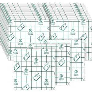 200 Pieces Makeup Hand Palette Single Use Waterproof Makeup Mixing Palette Disposable Foundation Mixing Tray Adhesive Artist Cosmetic Tape for Women(3.15 x 3.15 Inch)