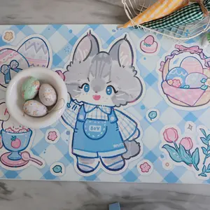 FurrE Pet Spring Collection Placemat (Blue)