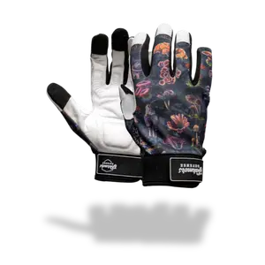 Rugged Guard Leather Gloves - Fungi