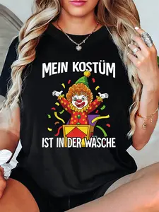 My Costume Is In The Wash Graphic Print T-shirt