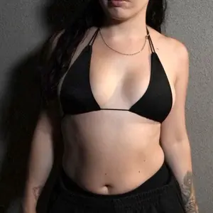 Black Pearl Micro Kini Set Classic IVHoney Set Black Sexy Bikini Women's Swimwear Water-Resistant 4-Way Stretch Lycra One Size Fits Most Swimming Suit