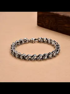 New Fashion Men's Bracelet, Retro Water Drop Design, High-End Luxury Jewelry, Trendy Casual Accessory, Perfect Gift for Him
