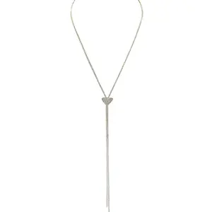Adjustable Lariat Silver