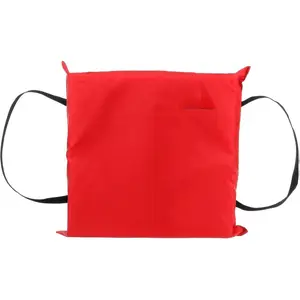 Seachoice Emergency Marine Foam Flotation Cushion, Square, 15 in. X 15 in, Red