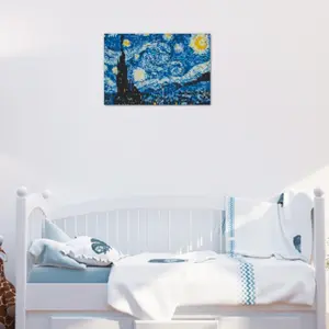 Starry Night Van Gogh Brick Building Kit 6144+ Pieces DIY Brick By Number
