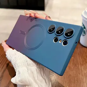 Phone Case - This Is a 3-Item Package That Includes One Phone Cover And Two Transparent Screen Protectors. It Features a Matte End And a Magnetic Soft Design