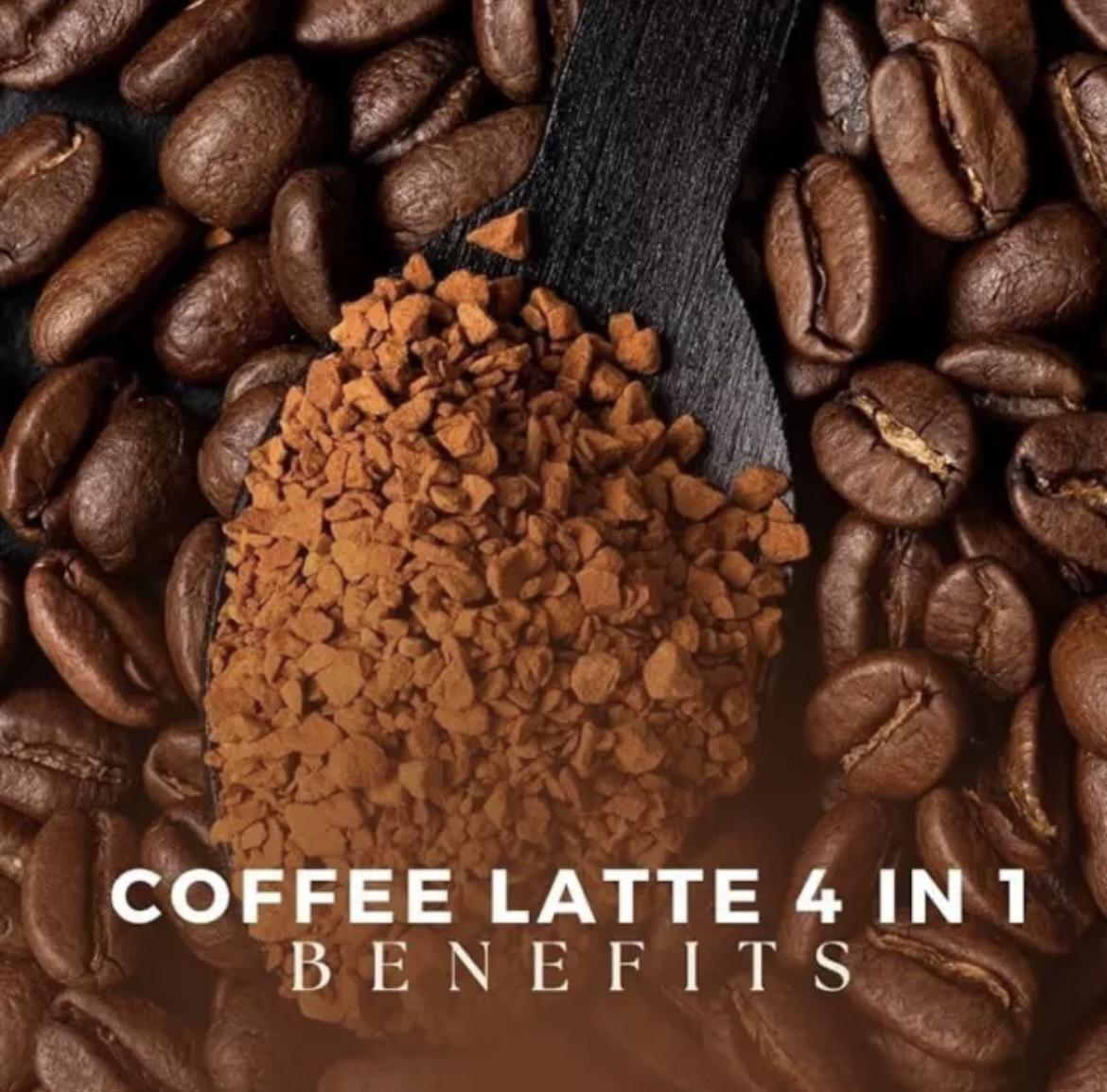 Eternal Ganoderma Moca Café Latte Instant Coffee Beverage 24 oz, Made in USA, Refreshing Coffee, Ambient Flavor, Easy Mix