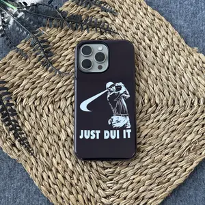 Tiger Woods PhoneCase , Just dui it Golf PhoneCase Compatible with iPhone 12 13 14 15 16 17 & Samsung Galaxy Series Green Design Bird Gang