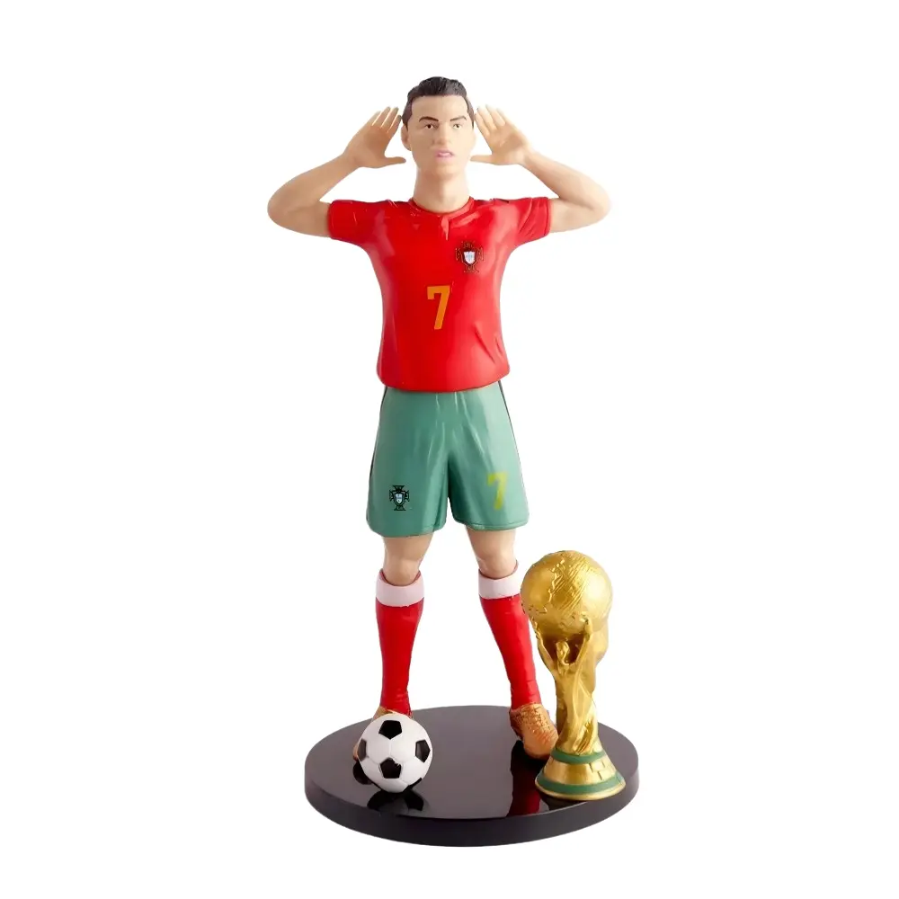 Multiple Football Star Gifts for Boys, Trophy Award, Soccer Player Action Figure Toy, Home Decor Ornament, Sports Collectible