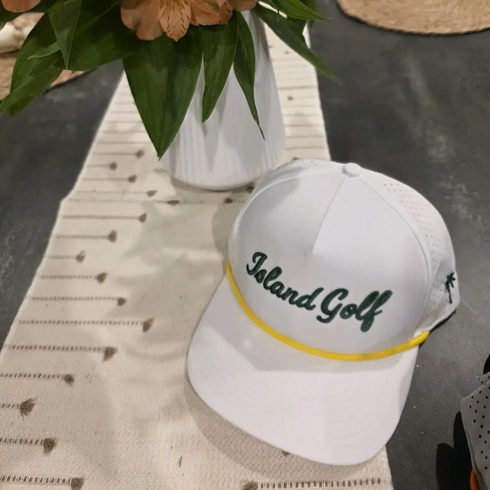 Island Golf Masters Edition Green and Yellow on White Snap  display picture 1