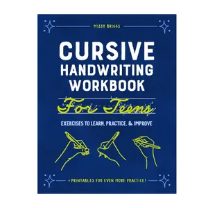 Cursive Handwriting Workbook for Teens: Exercises to Learn, Practice, and Improve Paperback – June 8, 2021
