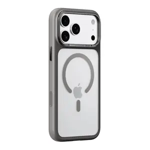 Ai button magnetic suction case suitable for iPhone 17 Pro Max, iPhone 17 Air anti-drop protective cover