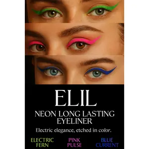 ELIL Glow in the Dark Long Lasting Eyeliner - Smooth Application & Luminous Finish for Evening Looks - 30g