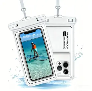 Double bag floating mobile phone waterproof bag, touch screen for outdoor sports swimming, mobile phone protective case.