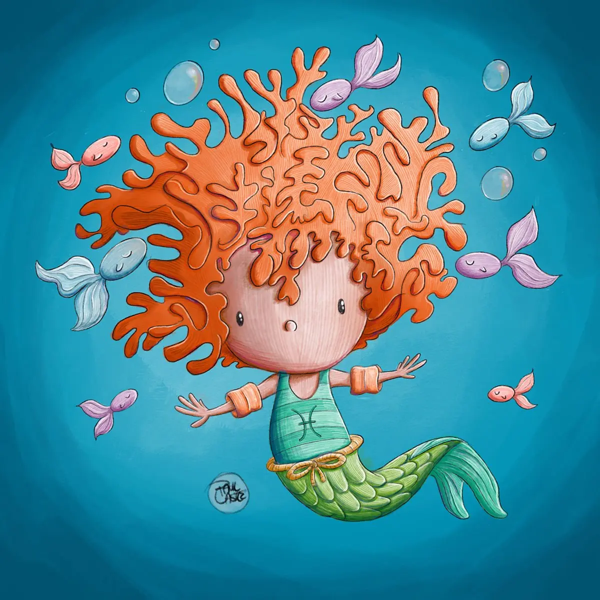 Pisces - Art Print