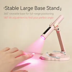 Touch Screen LED Nail Lamp, Rotatable Stand Set, Fast Dry Uvled Gel Polish Curing Light, Manicure Tool Kit, Led Nail Dryer