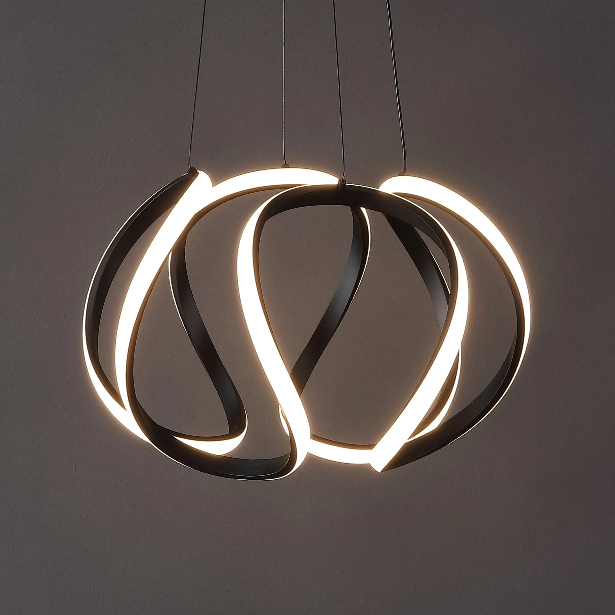 JONATHAN Y Euphoria 18.5" Minimalist Modern Sleek Dimmable Contemporary Designer Aluminum-Iron Scribble Integrated LED Pendant Light with Premium Craftsmanship