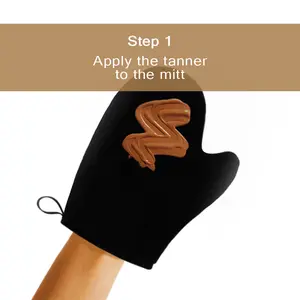 Self Tanning Mitt Applicator Elastic Wrist Tanning Gloves Skincare