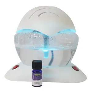 Purifier EcoGecko Air Purifier for Healthier Home Air Purifier Deluxe Set with Fragrance Pack - Water Filter Air Freshener for Home and Office - Lavender Essential Oil Diffuser with LED Night Light for Smoke and Pets