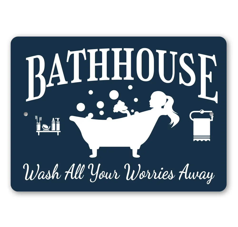 Custom Bathhouse Sign