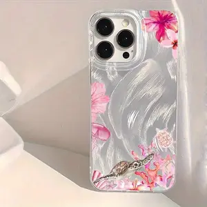 Ocean Coral Phone Case for iPhone 11-17 Pro Max/Pro/Plus/Air - TPU+PET Material, Anti-Fingerprint & Anti-Shock Protection