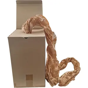 Honeycomb Packing Paper - 15" x 1700' with Easy Dispense Box,  Recyclable  Material, Ideal for E-Commerce, Moving, and Small Business Shipping