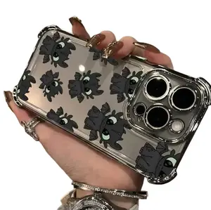 Lovely couple T-Toothless Fury Dragon Plating Phone Case For iPhone 17 16e 16 15 14 13 12 11 Pro Max X XR XSMax 7 8 6 Plus Samsung S21 S22 S23 S24 S25 Anti-Fall dragon pattern phone case Smartphone Cellphone
