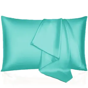 Satin Pillowcases (2/4 Pack) - 13 Colors, Silky Cooling Like Silk, Envelope Closure for Hair & Skin Protection, Luxury Bedding for Bedroom & Dorm