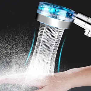 Turbocharged Filter, Handheld Shower Head with Adjustable Water Pressure, Water Saving Shower Head, High Pressure Showerhead, Pressure Boosted Shower, Bathroom Shower Equipment