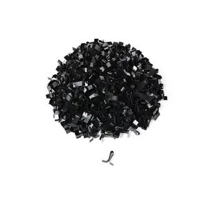 ToolPro Ceiling Panel Clips - 500 Pack, Steel Versatile Clips Holds Ceiling Panels, Ideal for Various Installations Spring Tooth Hardware Black