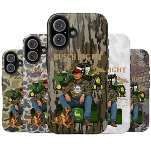 Busch Light Trump Tractor Farmer Hunting Camo Phone Case