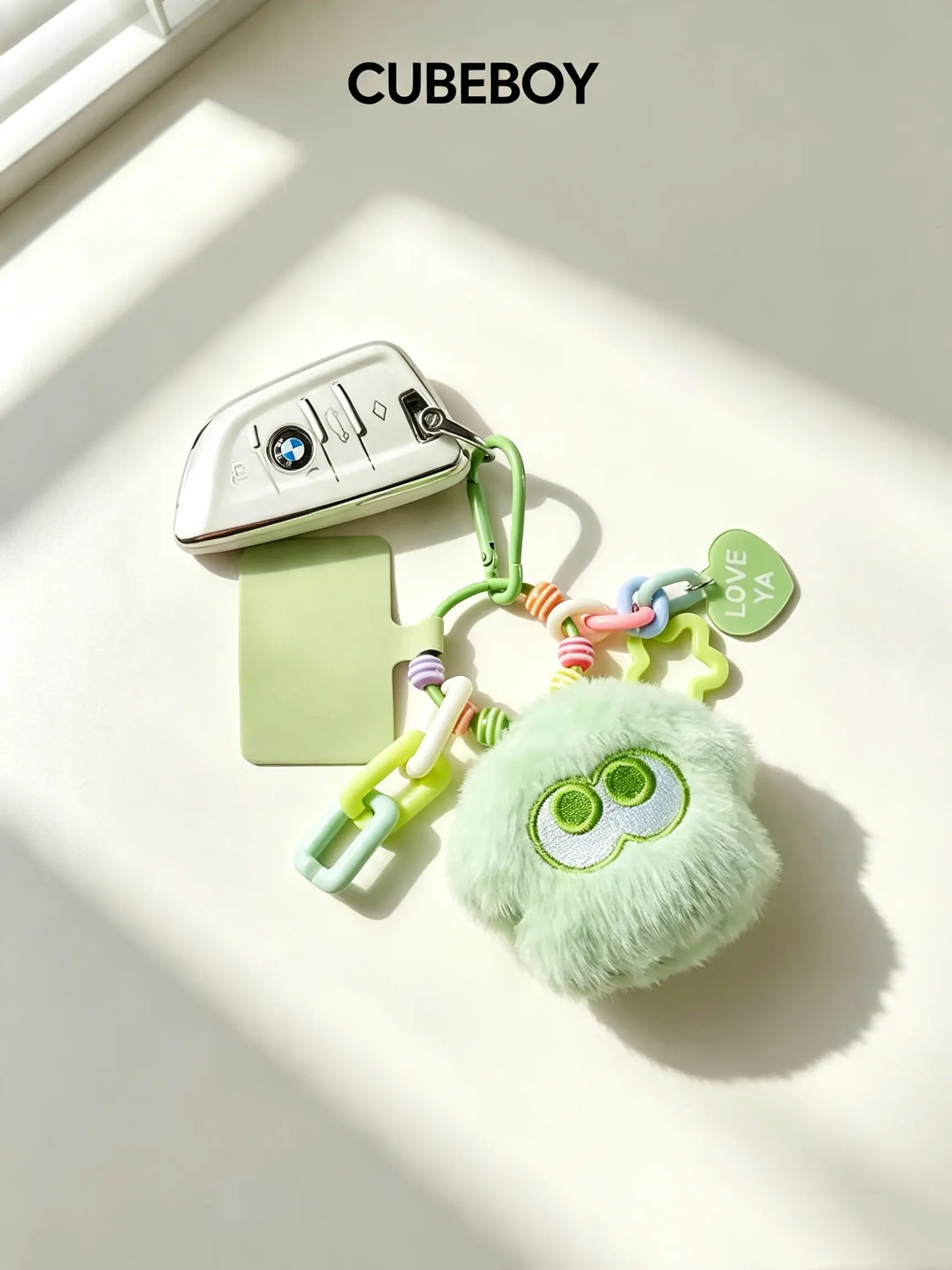 Plush Big Eyes Outer Planet Bag Pendant Plush Doll Pendant Keychain Cute Bag Pendant Couple Style