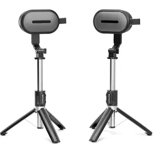 Dual  Speakers Set, Adjustable Stands 2 count, High-Fidelity Stereo Sound,  Pairing Sync, Surround Sound with Portable Lightweight Case for , Travel, Party, Birthday