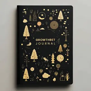 GrowthBet Journal- Made for Self-care, Productivity, & Personal Growth. Premade for Beginners Who Love Journaling