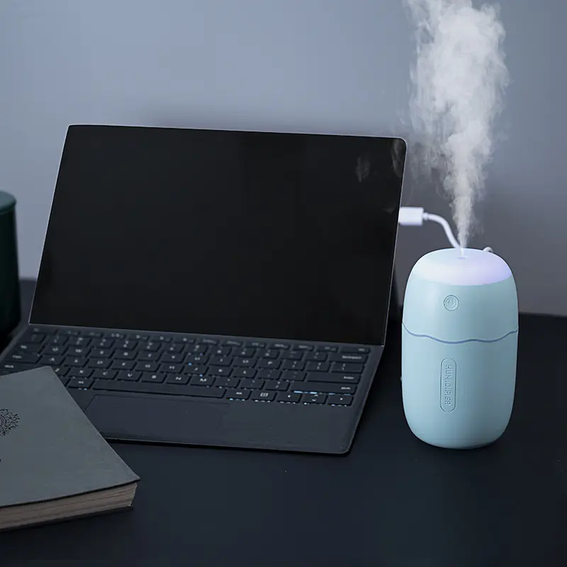 Portable Silent Lightweight Humidifier (7*15cm) with USB Port, Energy Efficient, Space-Saving - Bedroom Home Office Air Purifier Appliance, Car Atomizer Compatible with Car Chargers for Drivers