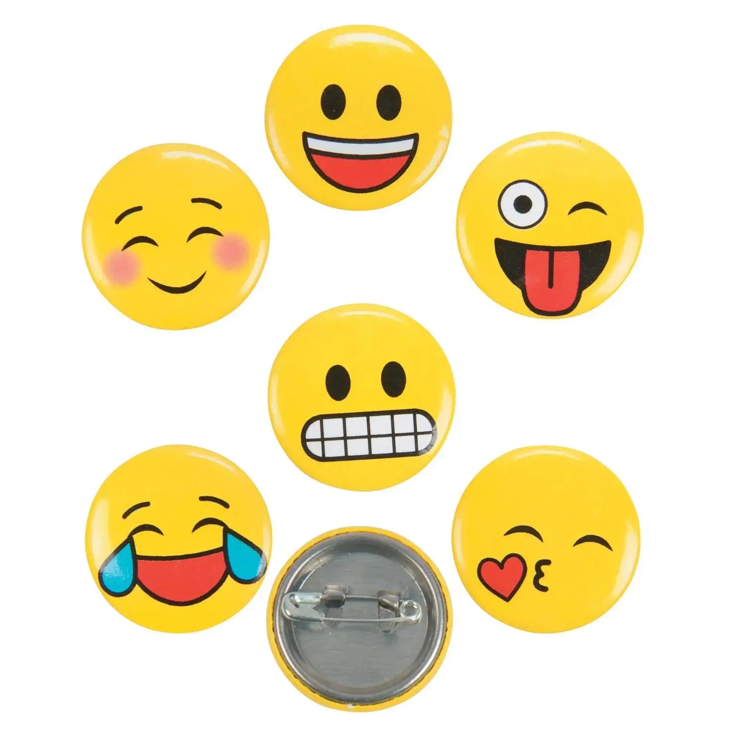 Bulk 48 Pc. Emoji Mini Buttons