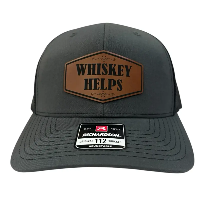 Whiskey Helps Hat Whiskey Helps Hat