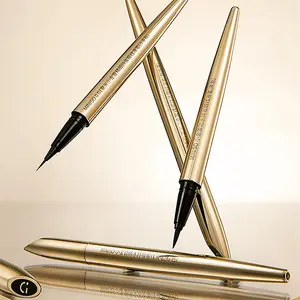 MINISO Golden Tube Waterproof Eyeliner, Ultra-Fine Tip, Long Lasting No Smudge, All-Day Wear Official Genuine#Summervibes