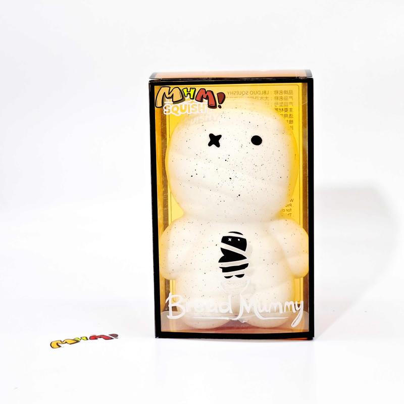 MHM Squishy Wind-Bread Buddy Stress Relief Toy - Sticky, Moist, Soft, Slow-Bouncing Foods Sensory Tool for Tactile Relaxation 9.65x6.89x4.13in