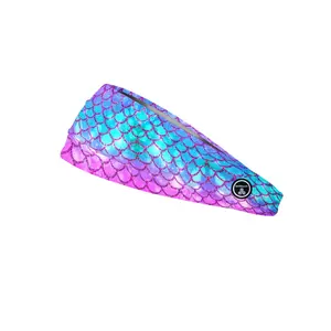 RAVEbandz The Pro - Wide Stretch Headband (Mermaid)