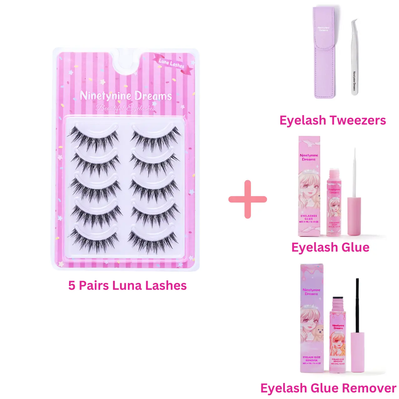 1 Pack + Accessories (Daily Lash Glue)