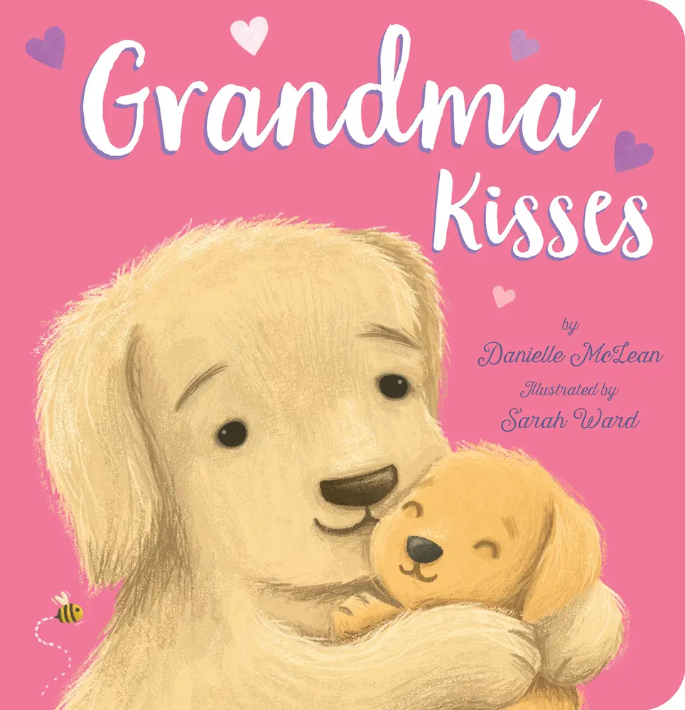 Used Board Book - Grandma Kisses by Danielle McLean (English) - 0.53 lbs, Full-Color Illustrations for Storytime, Bedtime (Educational School & Office Stationery Supply), Playtime