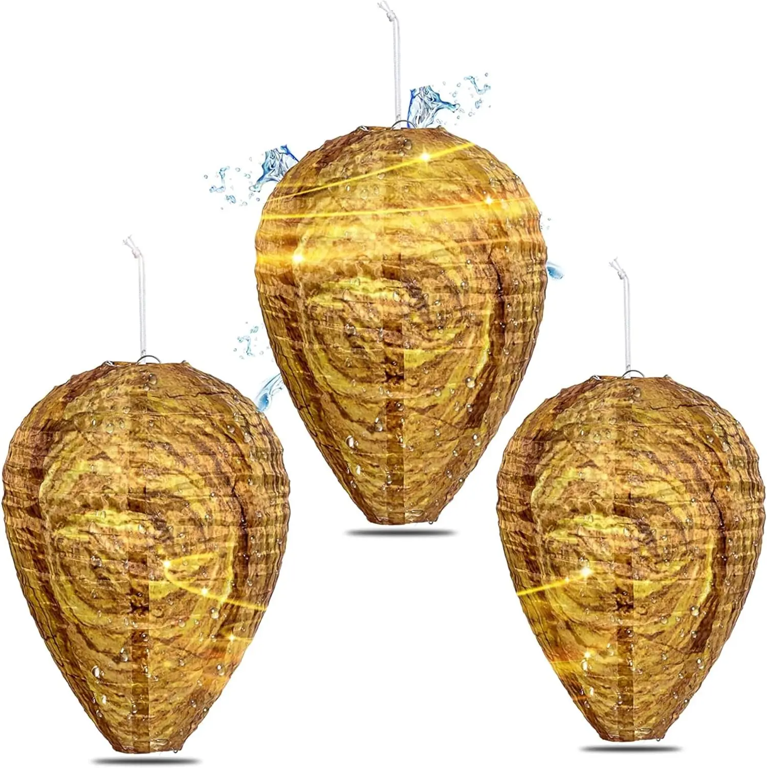 Wasp Nest Decoy - Natural Wasp Deterrent - Weather-proof, Eco Friendly