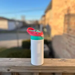 Water Tumblers for kids, 12 oz water bottles, blank stainless steel straight sublimation tumblers