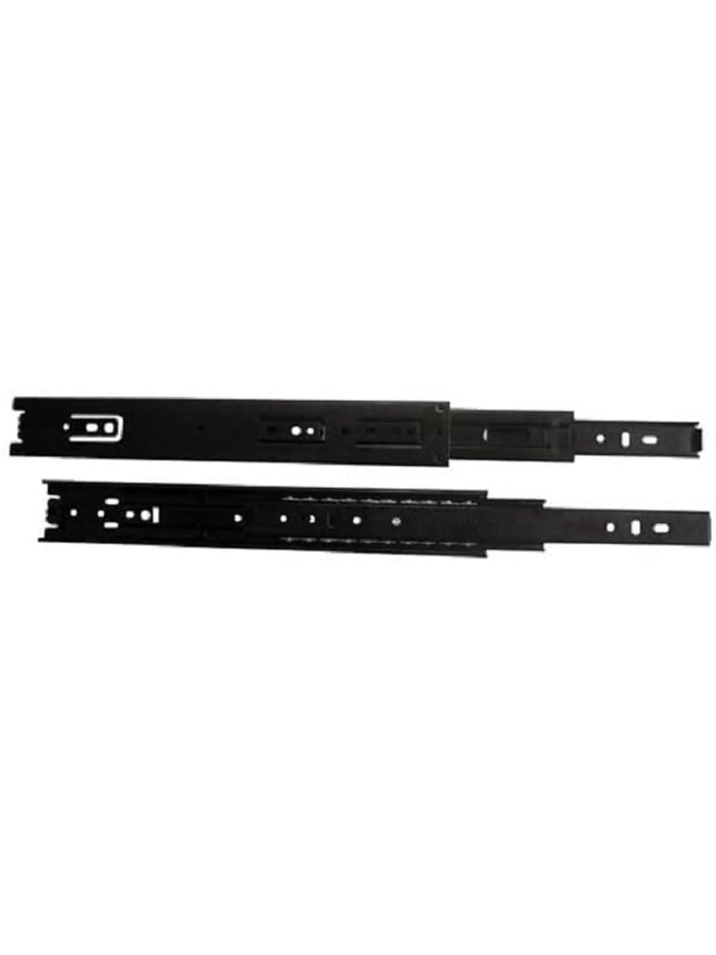 Fulterer FR5045 22 BLK 22 in. Full-Extension Ballbearing Drawerslide, Black - 100 lbs