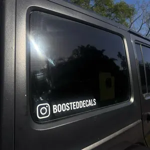 Custom Instagram Handle Decal for Truck or Car - Perfect for Personalization and Style