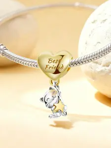 Cute Cartoon Animal Themed Charms, Beads Charms, Beads And Accessories, Diy Pendants, Fashionable Jewelry Accessories for Women & Girls, DIY Jewelry Making Kit for Bracelet & Necklace