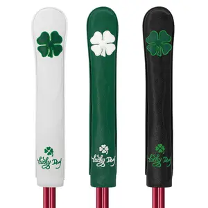 Lucky Clover Golf Alignment Stick, Golf Accessories, Enhances Accuracy & Protection, Ideal for Golf Enthusiasts & Those Seeking Good Luck